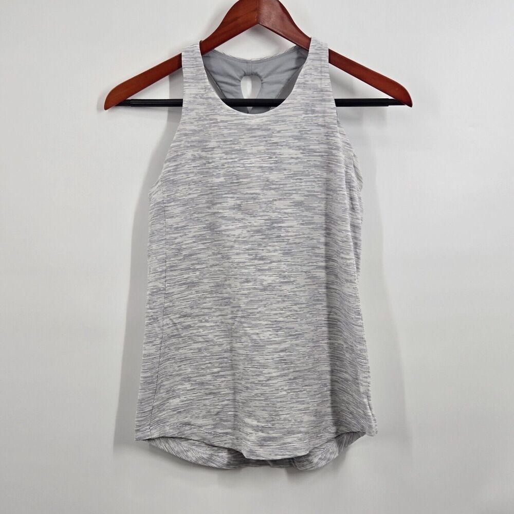 Lululemon Sweat Reps‎ 2 In 1 Tank Size 8 Wee Are From Space Nimbus Battleship